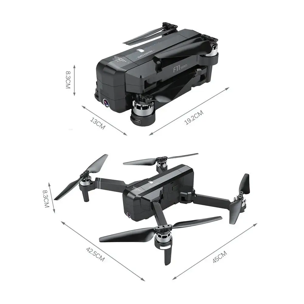SJRC F11 PRO 5G Wifi FPV GPS бесщеточный Квадрокоптер 25 минут время полета RC Дрон 1080P/2K HD