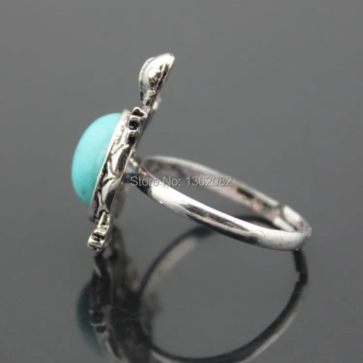 Оптовая продажа 50 шт. женские открытые кольца с имитацией черепашек этнический