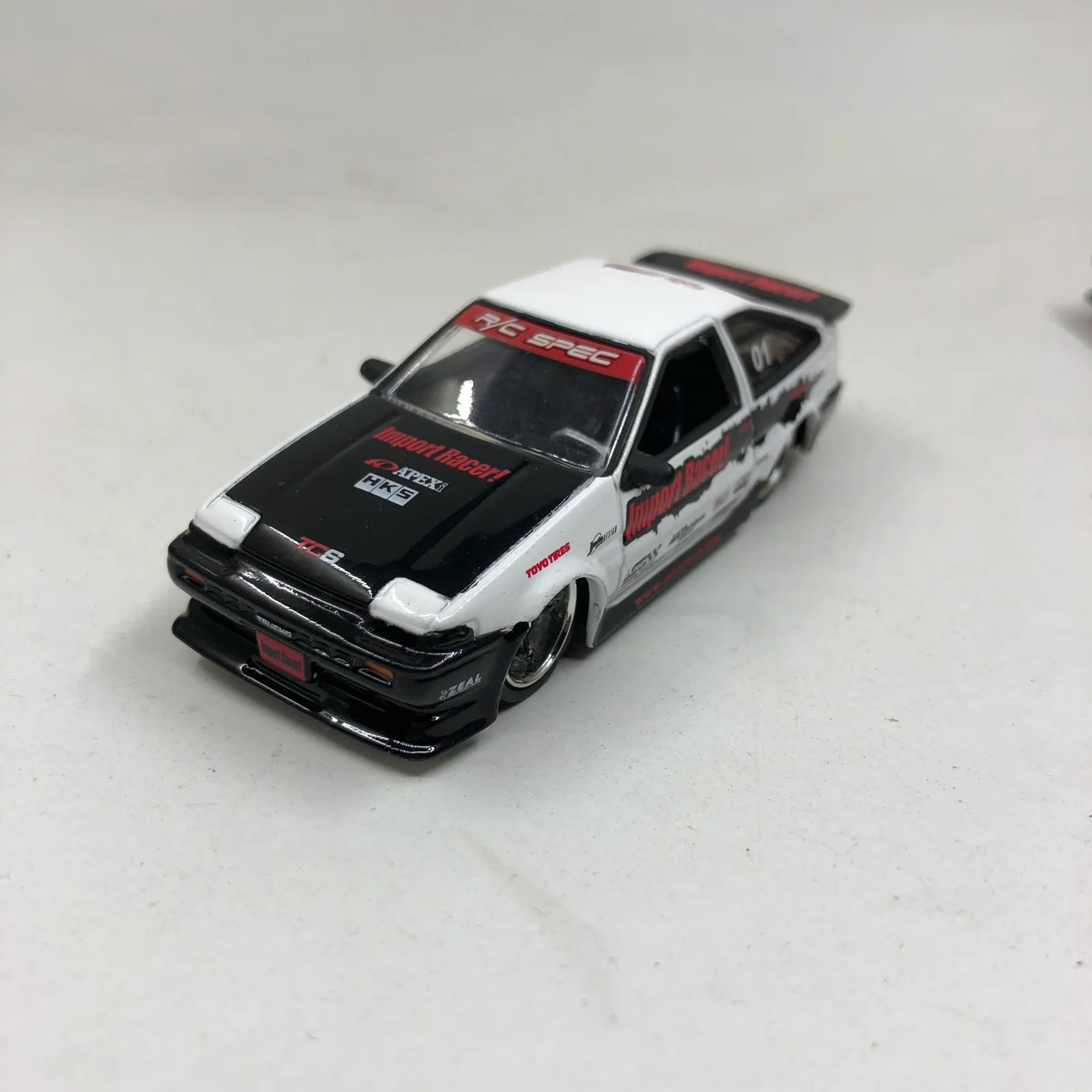 1: 64JADA лучшая Toyota AE86 гоночная настоящая Золотая Модель автомобиля
