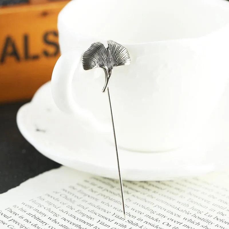 Женская Брошь в виде листьев гинкго билоба 2 цвета | Украшения и аксессуары