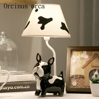 children bedroom lamp dimming cute puppy creative method of fighting dogs bedlamp birthday gift postage free