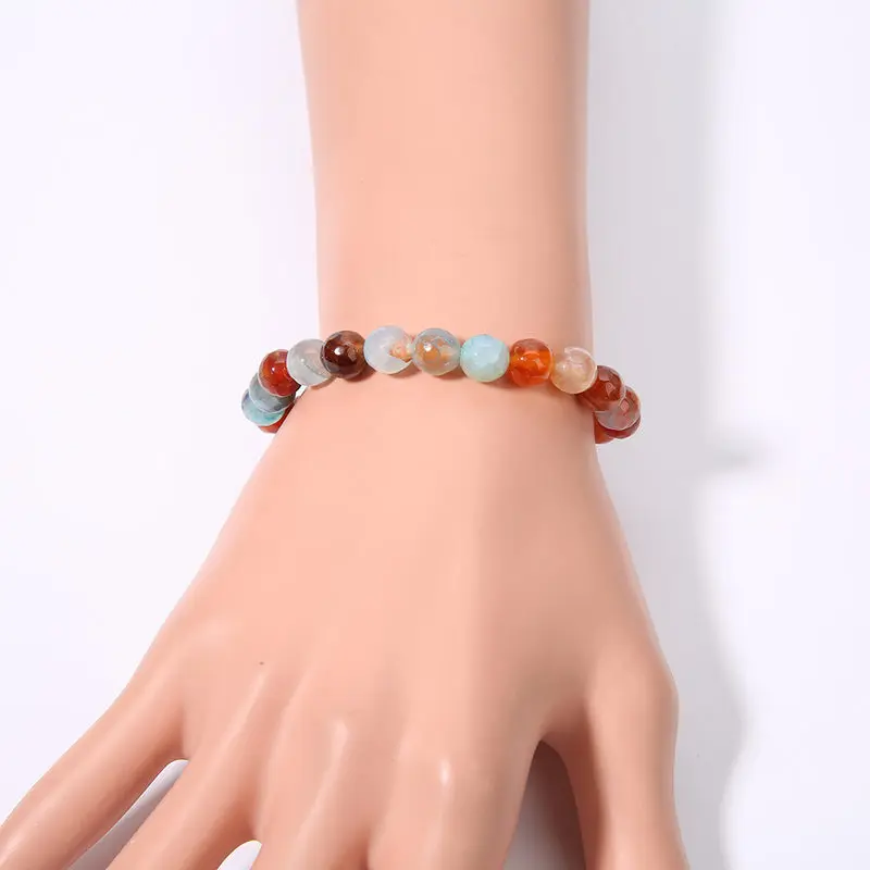 Natural Stone Bohemian Jewelry bileklik Strand Bracelet Women Yoga Beaded Elastic Chain pulseras Friendship Male Gift | Украшения и