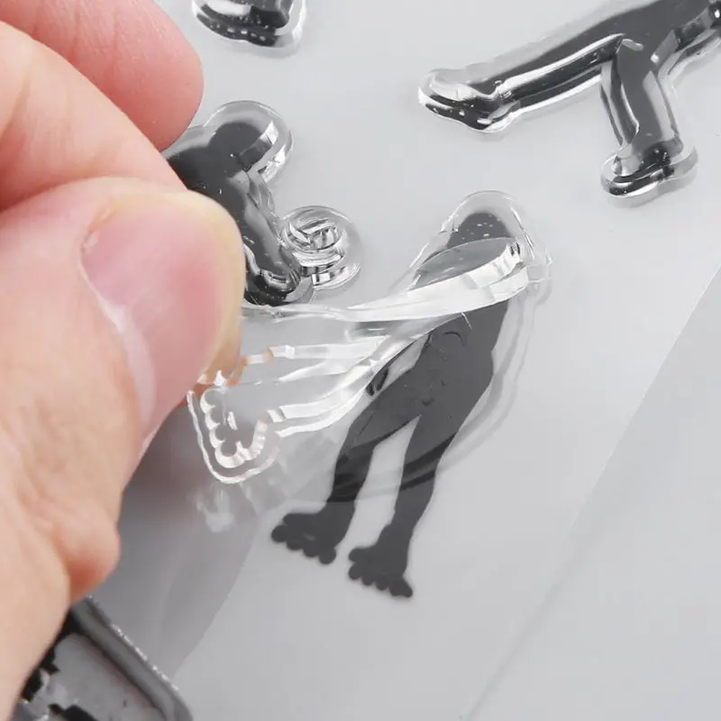 Спортивная велосипедная силиконовая прозрачная печать DIY Скрапбукинг рельефная