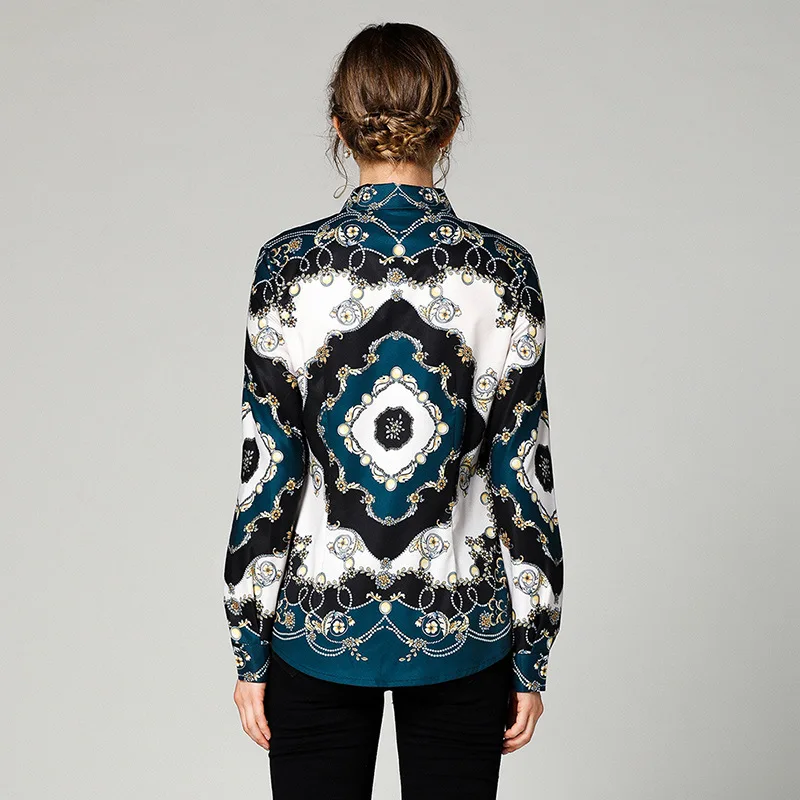 Женская свободная рубашка Повседневная в европейском и американском стиле с