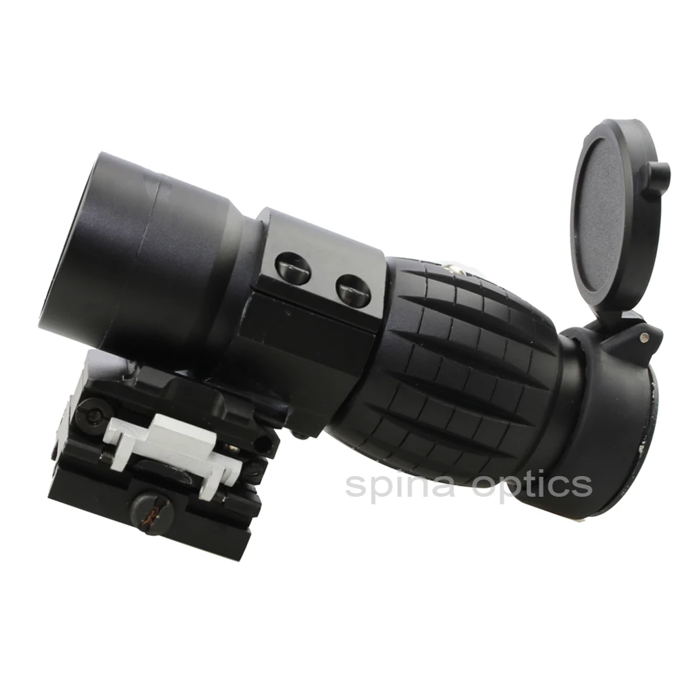 Тактическая Лупа SPINA OPTICS 3X прицел для винтовки с красной точкой откидной на