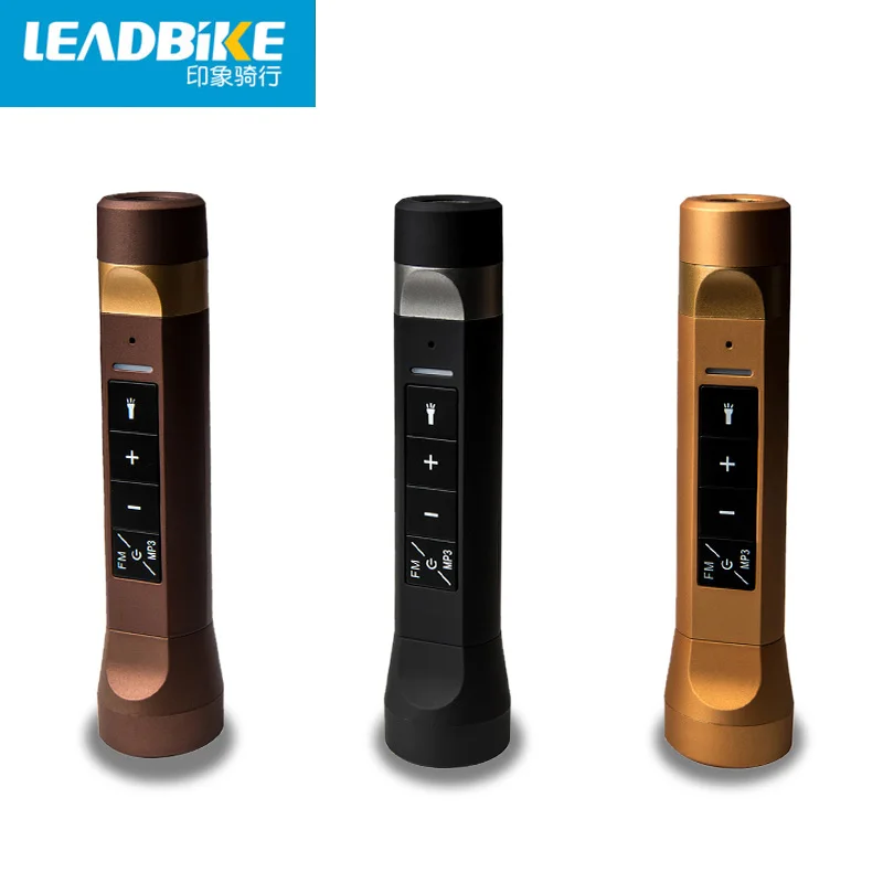 

Светодиодный фонарик Leadbike, USB, для велосипеда, передняя фара, фонарик с MP3 музыкальным плеером, портативное зарядное устройство