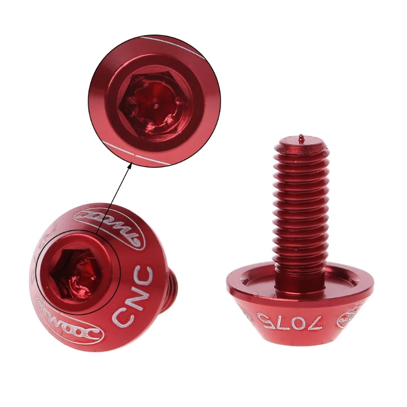 2 шт. M5x10mm алюминиевый сплав велосипед бутылка для воды каркасный болт крепления