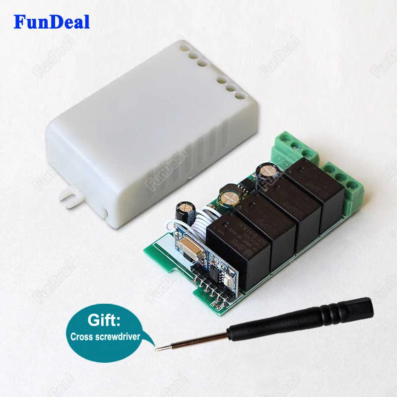 433Mhz Universal Wireless Remote Control Switch AC 85V ~ 250V 110V 220V 4CH Relay Receiver Module and RF 433 Mhz Controls | Электроника
