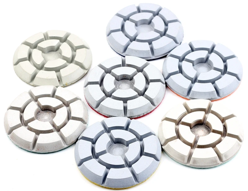 free shipping DC-TYFL02 diamond 4 inch 100mm dry or wet floor polishing pads for stone concrete | Инструменты