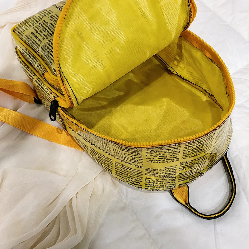 Прозрачные рюкзаки из ПВХ большая вместительность школьная сумка рюкзак