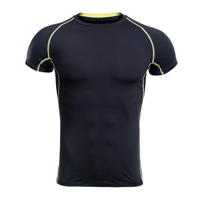 5XL/6XL New Fitness Compression Shirt Plus Size Overweight Men 140KG Crossfit Running T shirt Quick Dry Elastic Sportswear Tops |