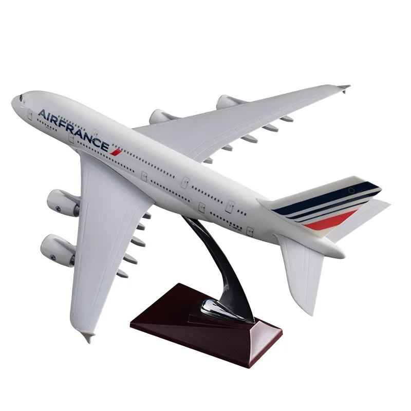 45 см A380 Air Франция модель самолета Смола French Airlines Airways Международная авиационная
