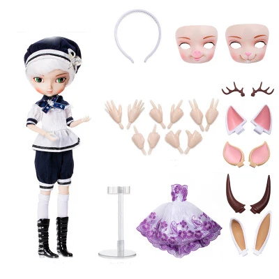 DIY подвижные Refittable 35 см 1/6 Bjd Sd Bbgirl куклы игрушки Дети суставы куклы-игрушки для девочек Подарки на день рождения для детей - Цвет: 008