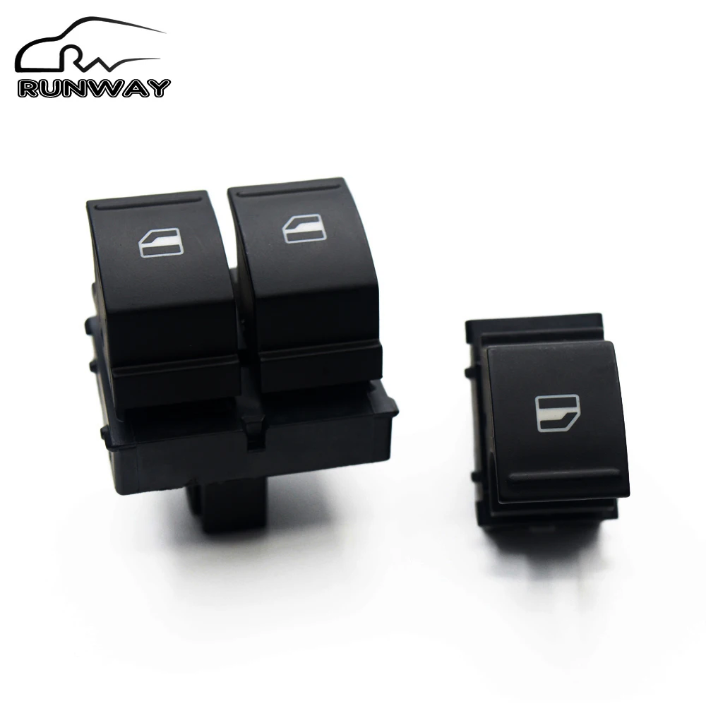 Новая кнопка управления оконной консоли для VW Caddy 2K Jetta EOS Golf MK5 Passat B6 Polo 6R Touran SEAT