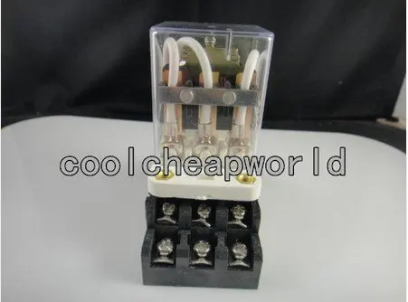 JQX 38F DC 12V 40A 11 Pin 3PDT катушечное реле питания с разъемом|relay contact|relay ssrpower body |