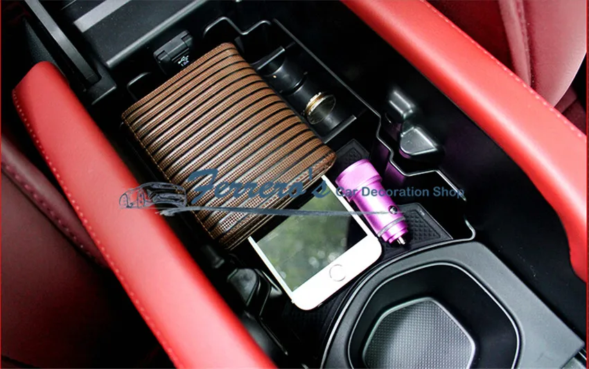 

Car Cover Car Sticker Central Armrest Store Content Box For 2016-2017 HONDA Civic 10 MK10 10GEN