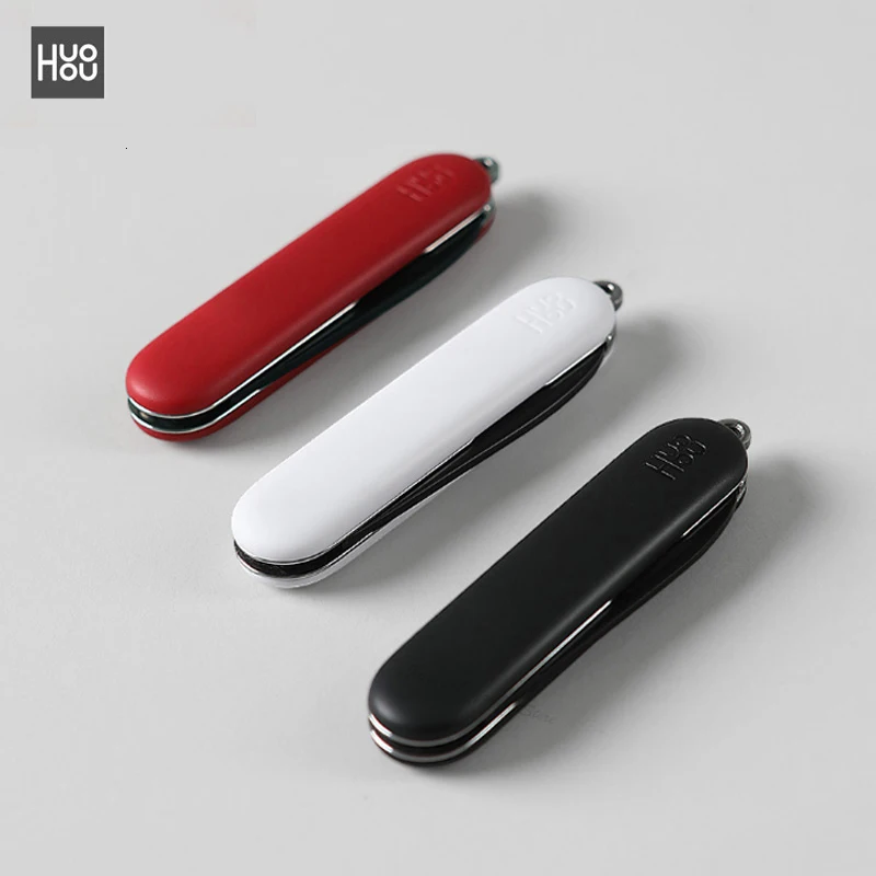 Huohou мини распаковочный нож складной Фруктовый вырезанный инструмент лагерь