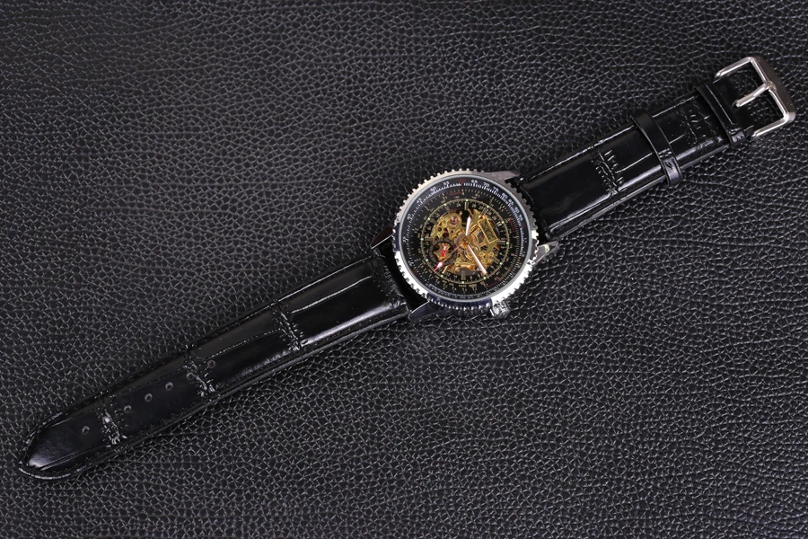 Винтажные механические часы в стиле милитари модные автоматические наручные