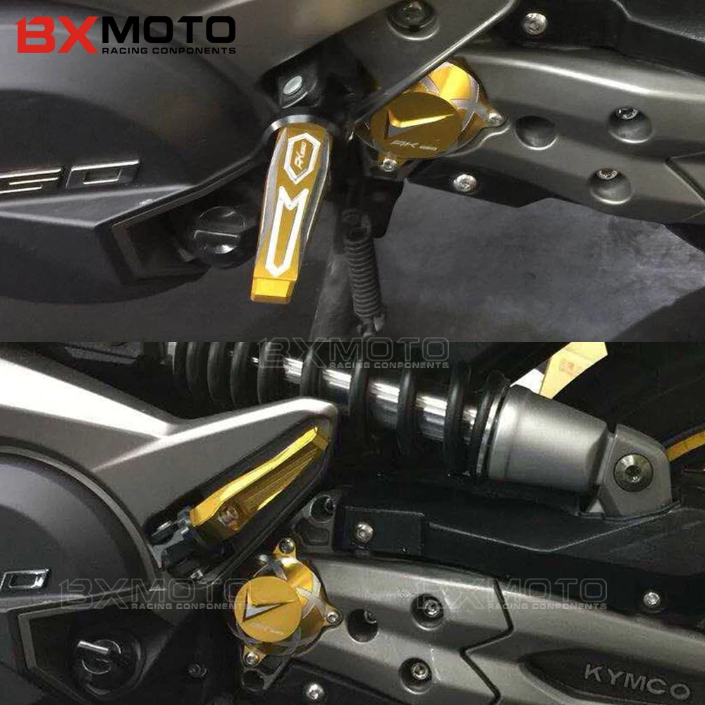 Левая и правая cnc алюминиевые мотоциклетные задние Пассажирские подножки педали