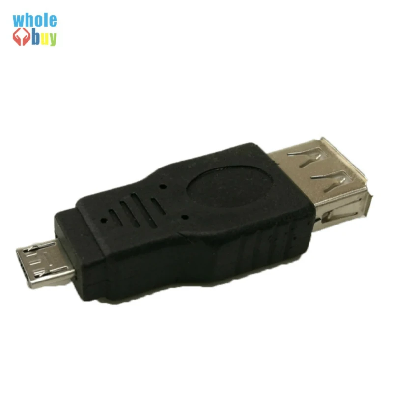 300 шт/партия USB 2 0 Женский к Micro OTG Хост адаптер для сотового телефона планшета