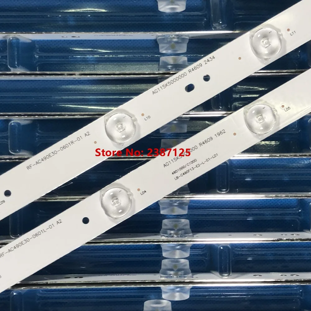Светодиодная лента для подсветки 49D1000 49C1000 850095046 LB C490F13 E2 L G1 SE2 SVJ490A06 SVJ490A09 10