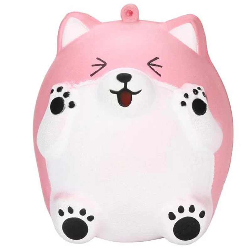 Kawaii застенчивый Медвежонок сжимающий игрушки медленно поднимающийся мягкий креативный мультфильм снятие стресса телефон ремни веселье для ребенка ребенок Рождественский подарок игрушка