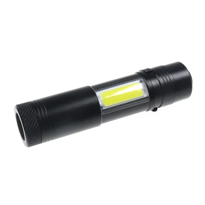 COB Penlight Zaklamp Cree LED Light Portable Q5 Flashlight 4 Mode Focus Torch Strobe Lamp Lantern Use AA/14500 | Лампы и освещение