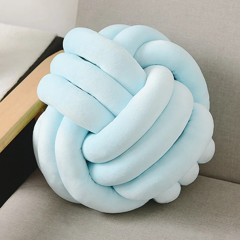 Pure hand-woven pillow round knotted children's room must-have multi-color optional support wholesale | Дом и сад