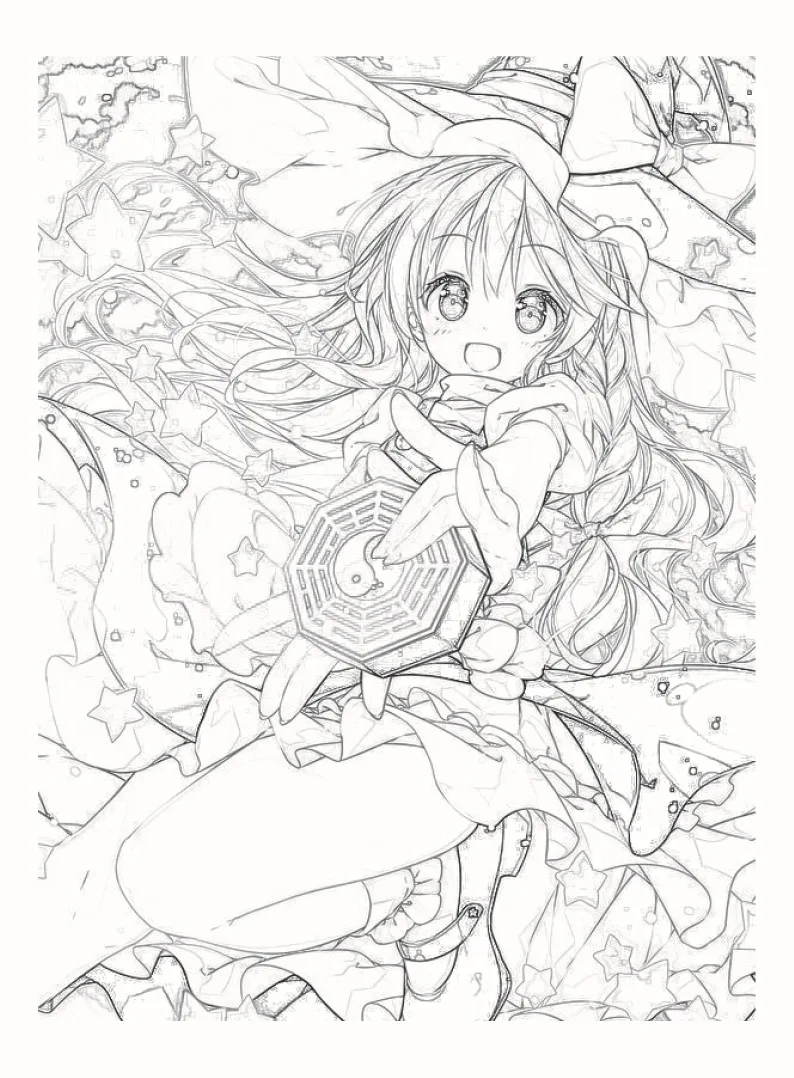 24 страницы меч онлайн цельный костюм Наруто матрос Мун книга для рисования