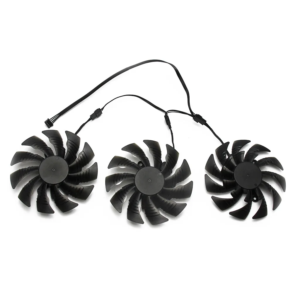 Вентилятор для видеокарты GIGAYTE AORUS GeForce GTX 1080 Ti Xtreme Edition 95 мм T129215BU DC 12 В 0 55a PLD10015B12H