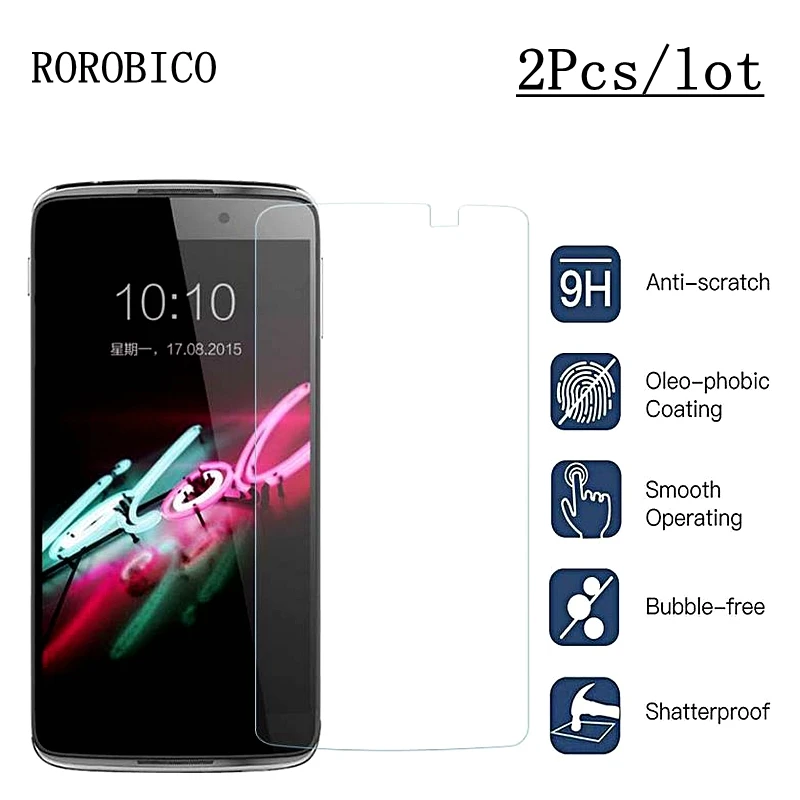 2 шт. Премиум Закаленное стекло для Alcatel one touch Idol 3 5 дюймов OT 6045 6045Y защита экрана HD