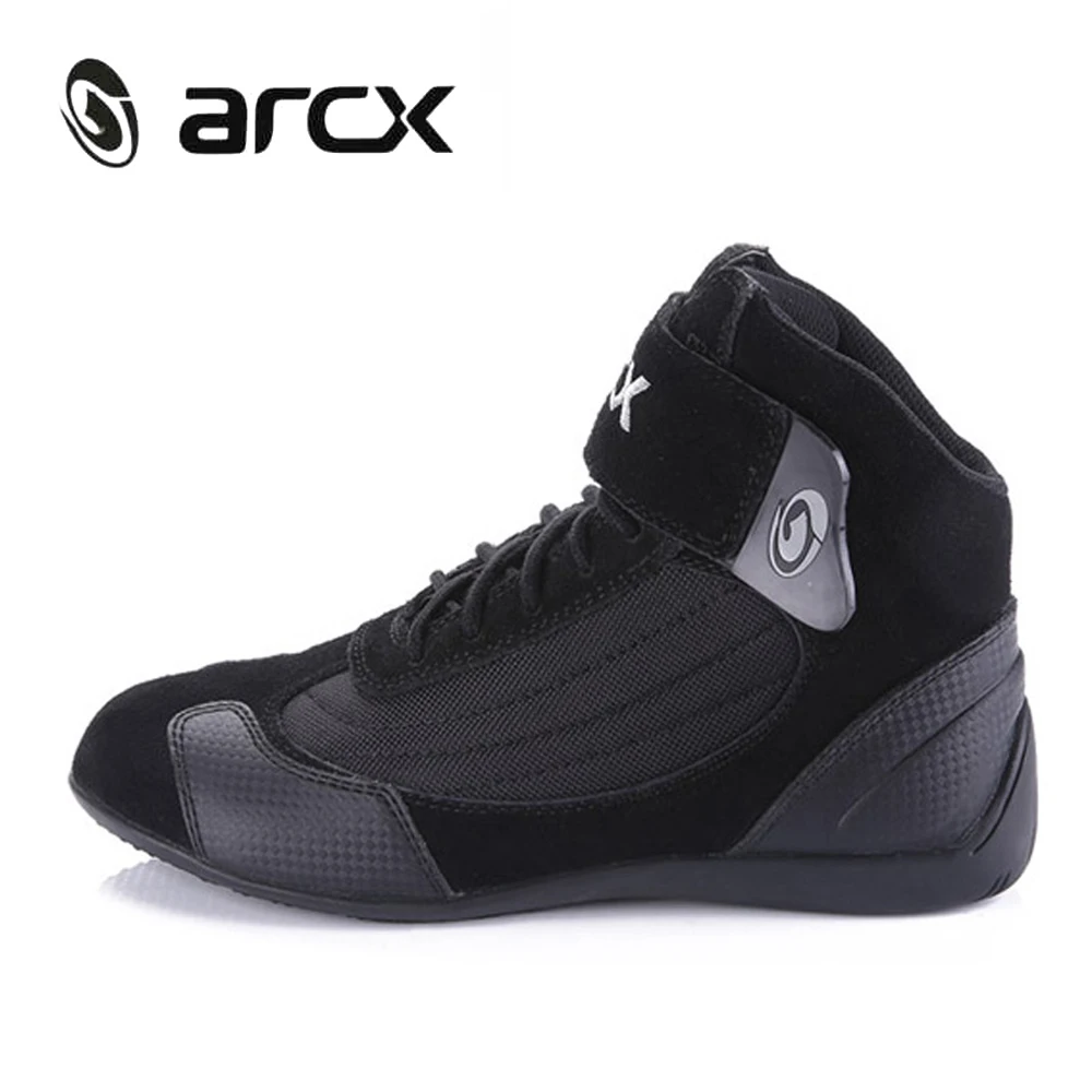 Мотоциклетные ботинки ARCX для езды на мотоцикле уличные гонок из натуральной