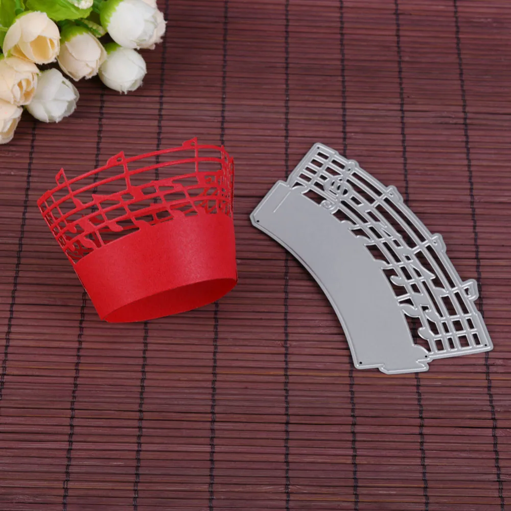 Cupcake Wrap металлические режущие штампы трафарет для DIY бумажные карточки