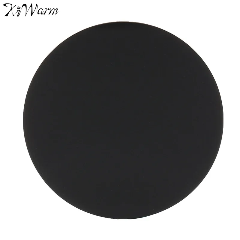 KiWarm новейший 48 мм черный обсидиан зеркало кристалл драгоценный камень