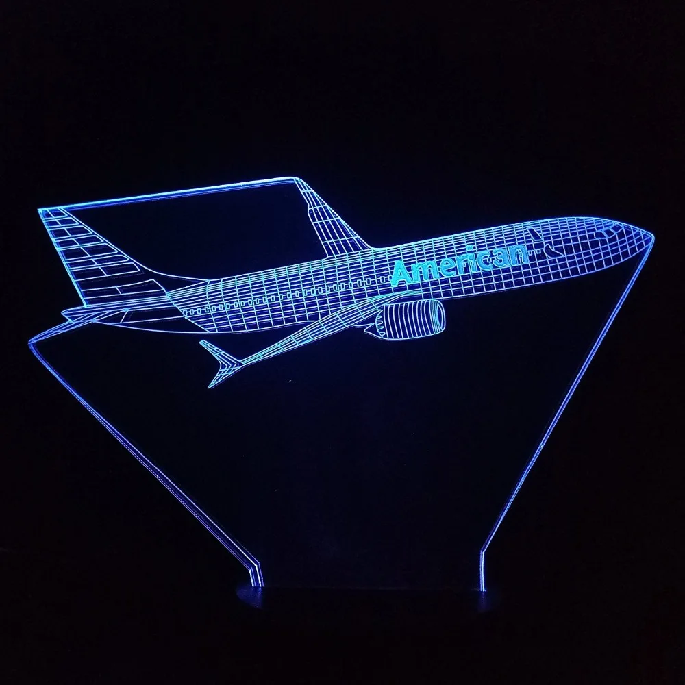 Новинка 3D светодиодный креативный сенсорный светильник для детей ночник