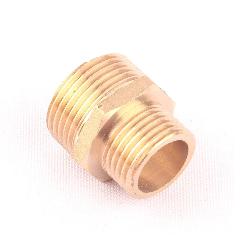 1 шт. NuoNuoWell латунь 1/2 &quot 3/4&quot Мужской прямой разъем для шланга орошения сада