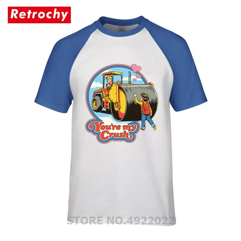 Мужская футболка с принтом You are My Crush 70 s в стиле ретро милая ностальгия забавная