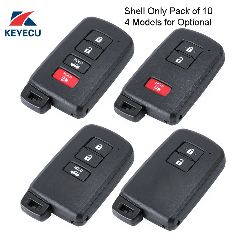Запасной пульт дистанционного управления KEYECU 10X чехол для автомобильного ключа