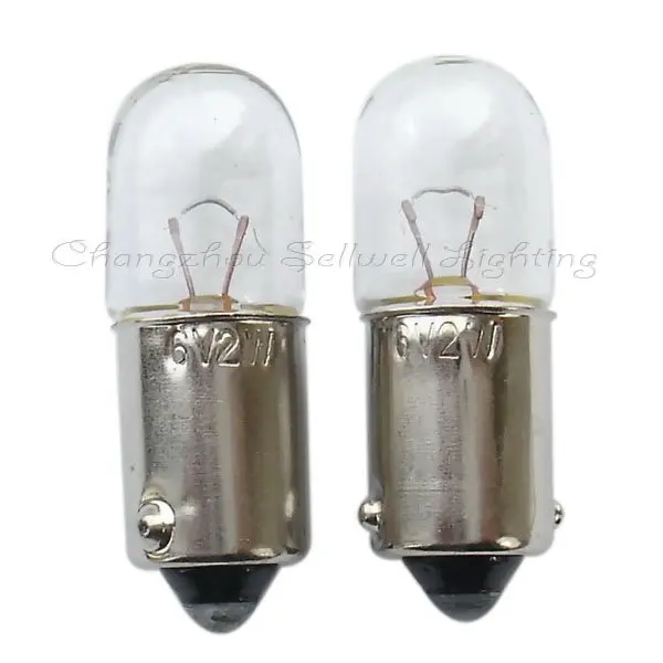 New!miniature Bulbs Lamps Ba9s T10x28 6v 2w Free Shipping A339