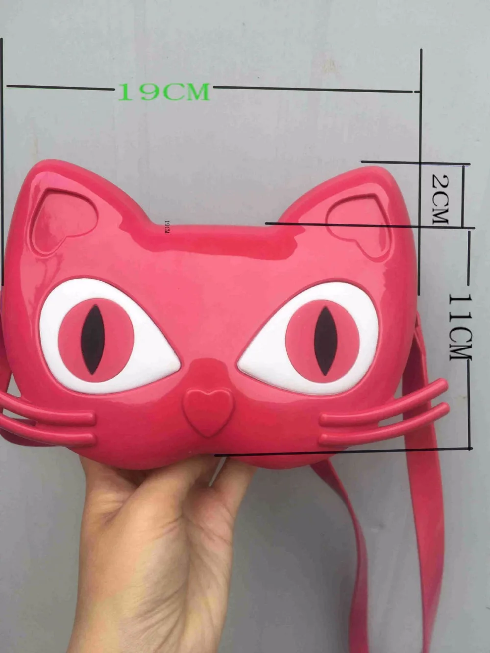 Мини Мелисса бренд 2020 Девушки Желе Сандалии милый кот сумка