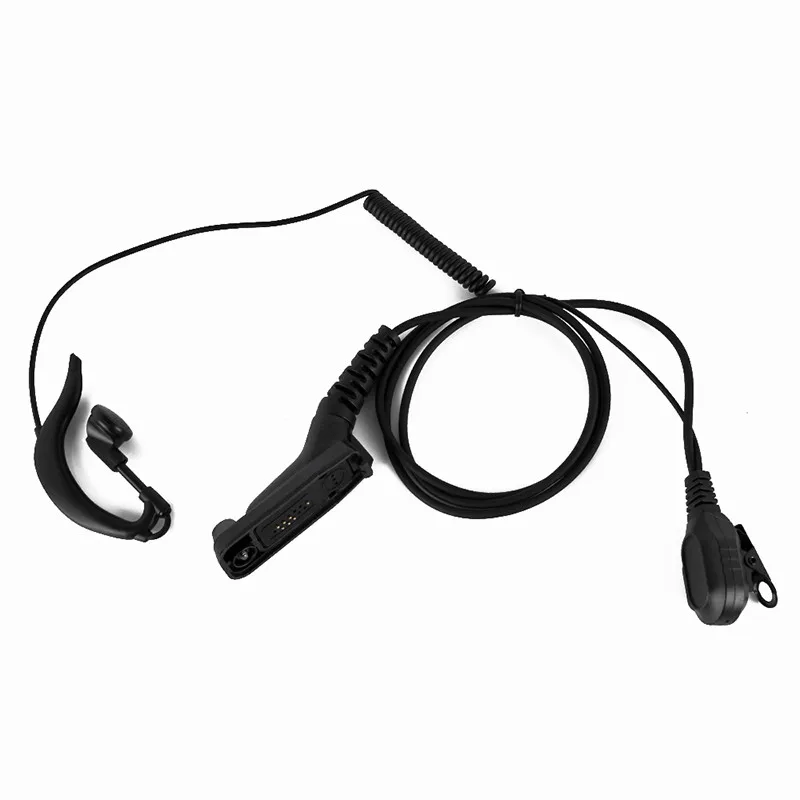 HFES New for M-otorola Radio XIR P8268 Black Ear Loop Earpiece earphone DP4400 P8200 APX4000 APX2000 APX6000 XPR6300 DGP5550 Wa |