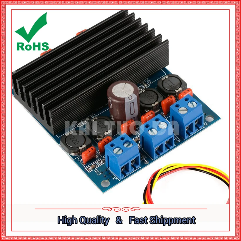 

TDA7492 high-power digital power amplifier board 50W * 2 / 100W better TA2024 TA2021 Amplifiers module 2*50W 7492 0.1-x