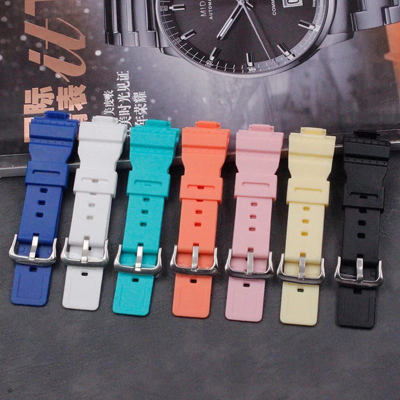 Силиконовый ремешок аксессуары для часов Casio baby G series BA 110/111/112/BGA 130 женские