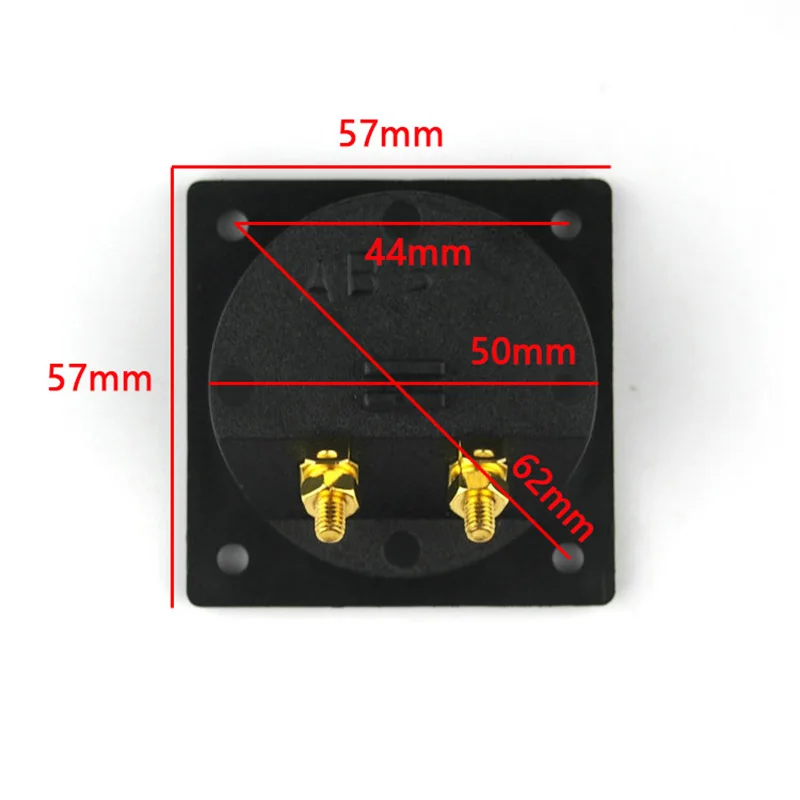 2pcs/lot New ABS material square speaker junction box connector opening 50mm side length 57mm | Обустройство дома