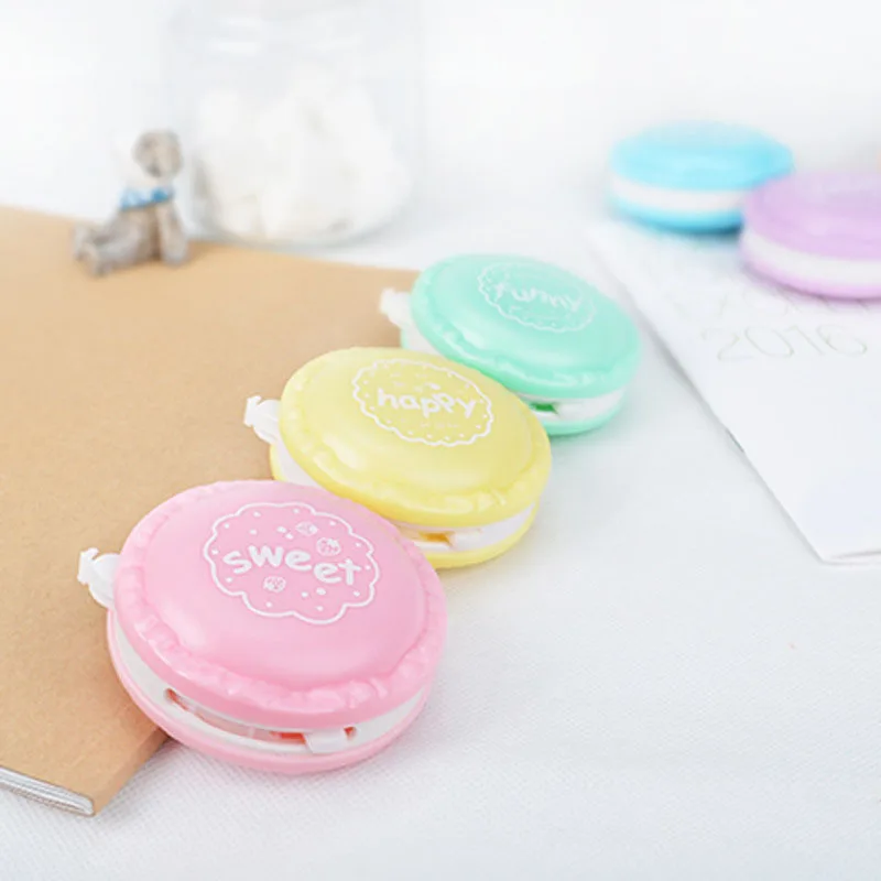 Симпатичные с изображением печенья Макарон коррекции ленты Новинка