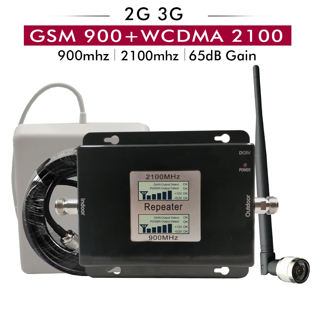 2G 3G двухдиапазонный усилитель сигнала GSM 900 + UMTS/WCDMA 2100 повторитель для сотового