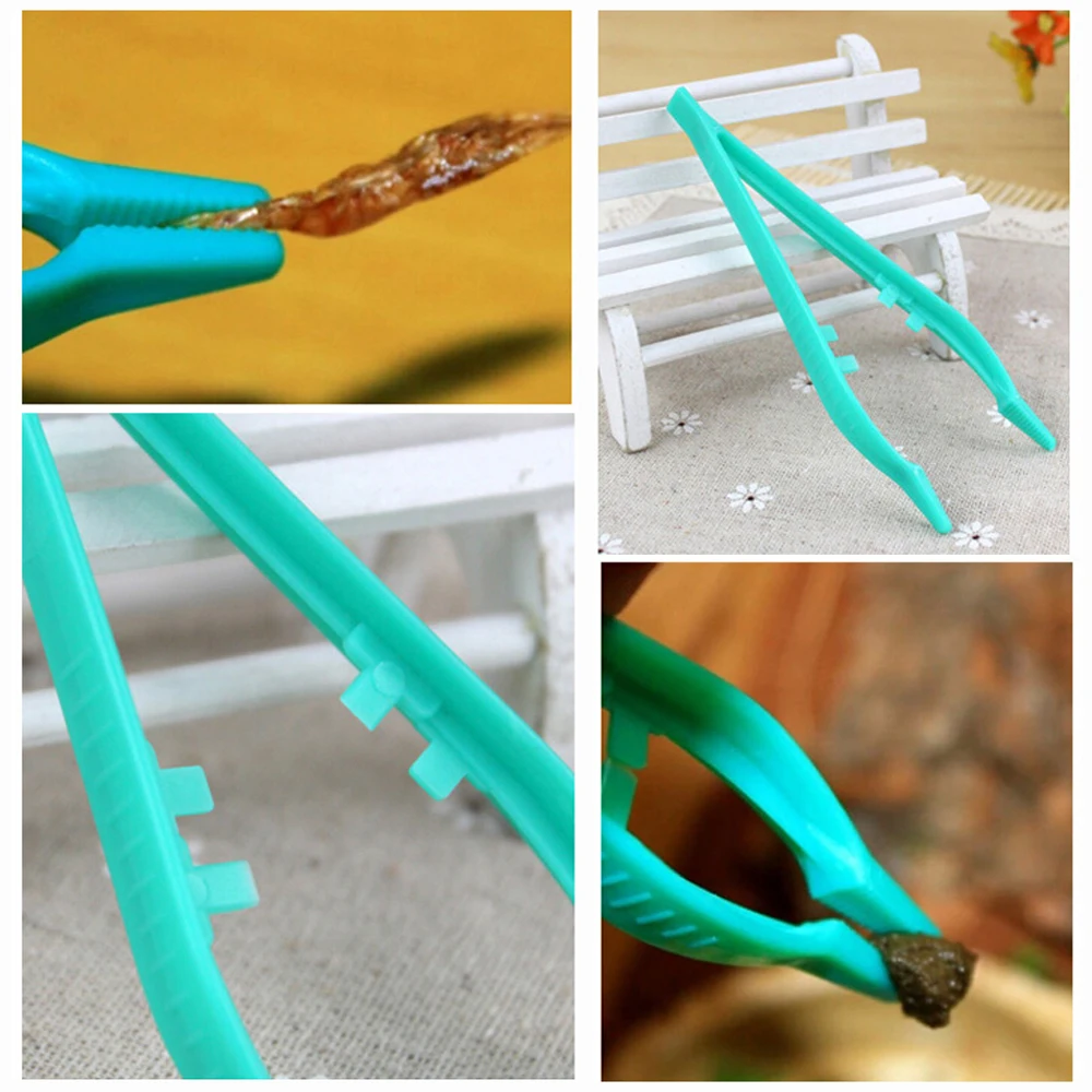 Рептилии кормушка пинцет пластиковый Террариум зажим для кормления щипцы