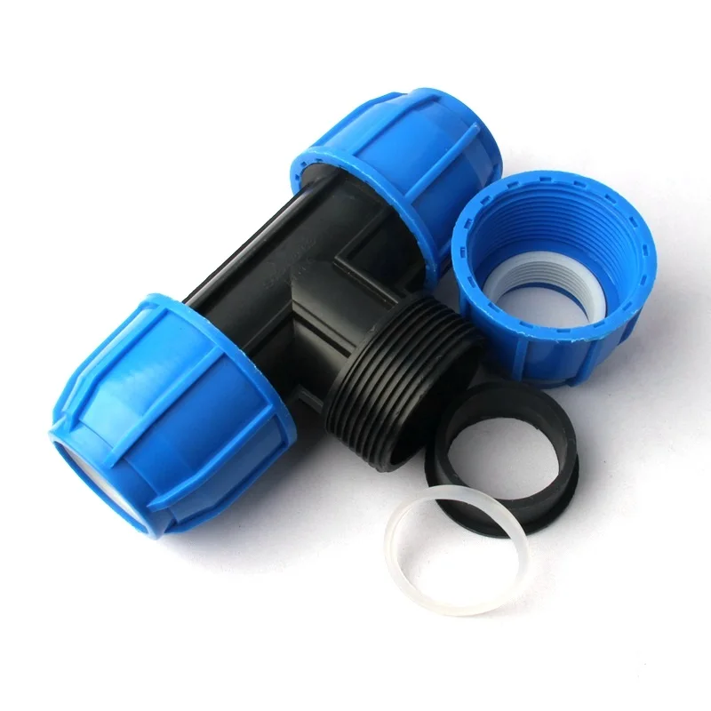 1pc 63mm PE Water Pipe Connectors Farm Agricultural Irrigation System Supply Tube Fittings Garden Quick Connector | Дом и сад