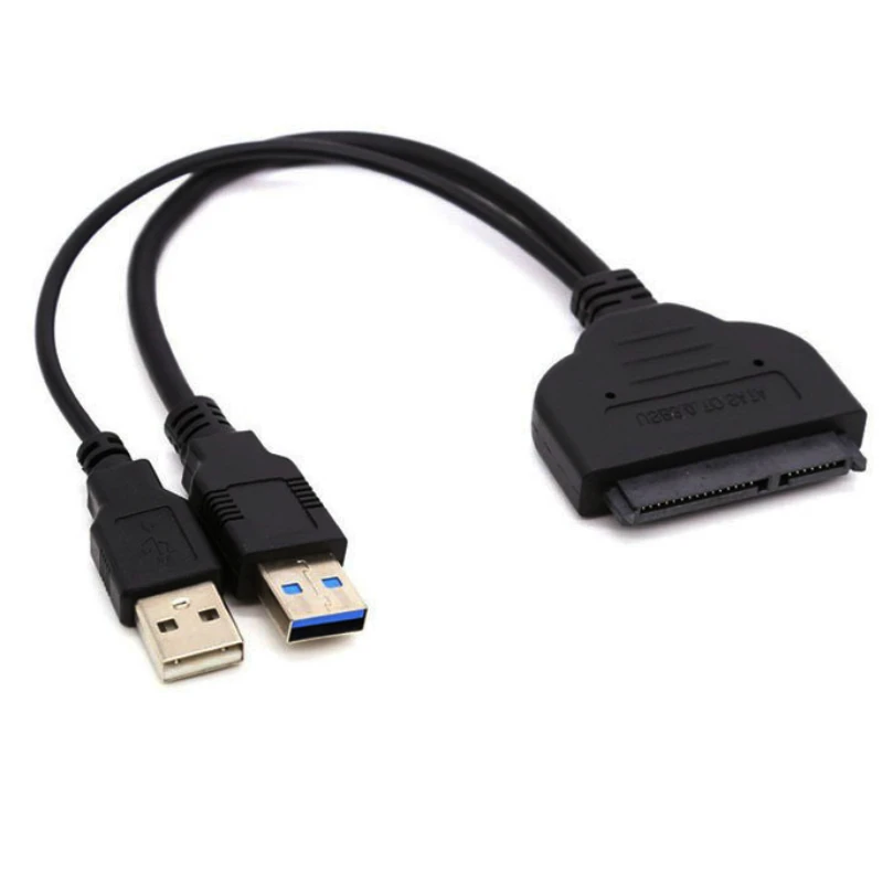 USB 3 0 или USB2.0 к SATA 22Pin адаптер кабель для 2 5/3 5 дюймового HDD внешнего питания