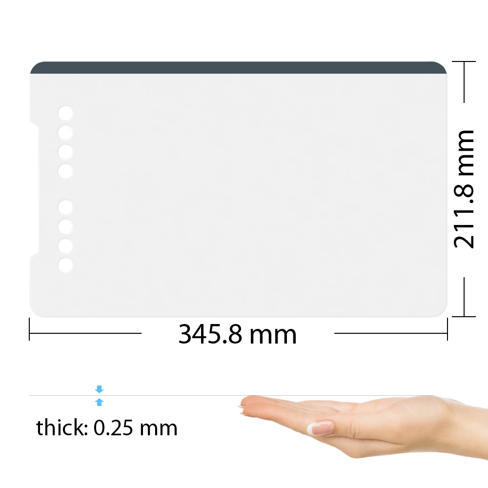 XP Pen Прозрачный графический планшет Защитная пленка для Deco01 Графика рисования (2